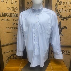 Brooks Brothers Button Down Stretch Cotton Shirt, 16.5 - 35, Madison Fit